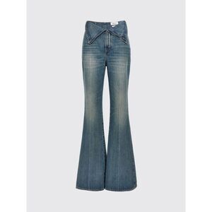 Mcqueen Jeans Woman Indigo